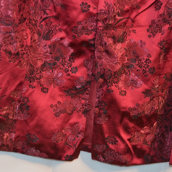 Red Chinese Style Vest L NWT - Picture 4 of 5